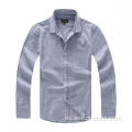 Softy Business Blue Color Camisa a rayas para hombres